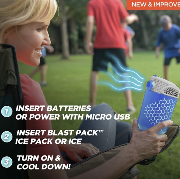 Sharper Image Breeze Blast Personal Air Cooler NWT - Picture 3 of 8